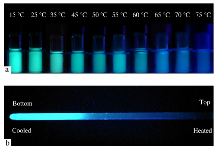Temperature-responsive Behavior of Polymer Fluorescent System via ...